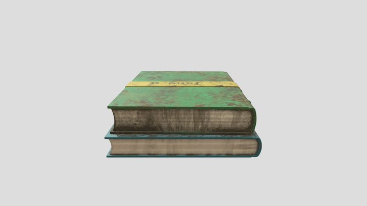 Western Books 3D Model