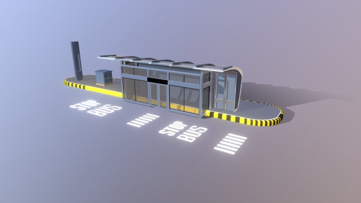 BUS-STATION 3D Model