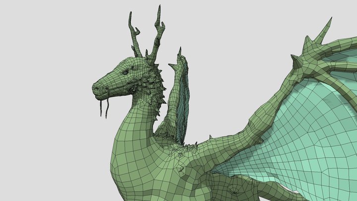 Finished retopo 3D Model