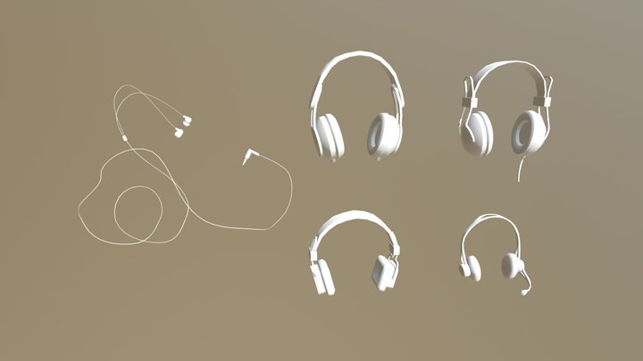 Headphones 3D Model