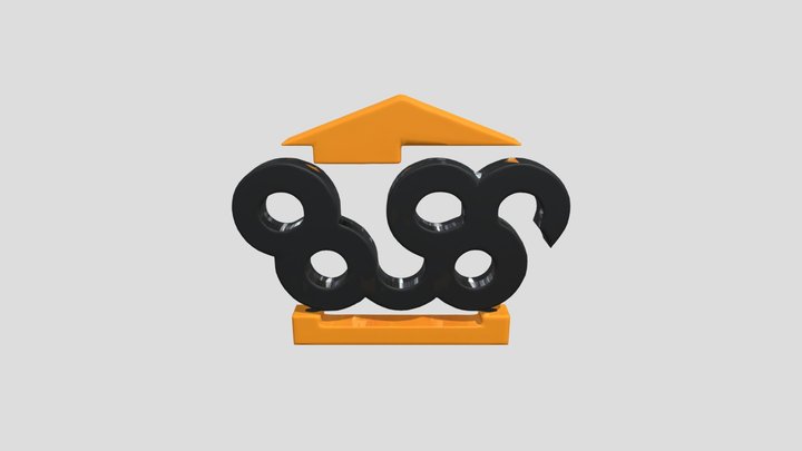 this is my company logo do 3d as it is 3D Model
