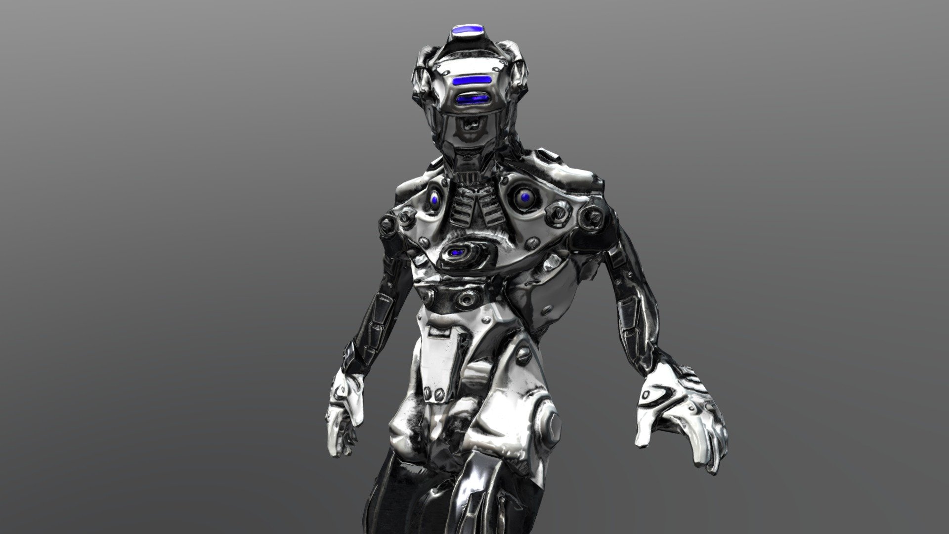 Cyber Soldier Animation