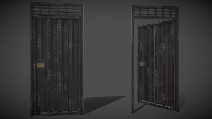 Door Metal- 20MB – Gratis 3D-model STL