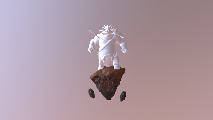 bristleback-dota-fan-art 3D Model
