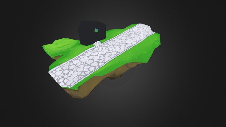Floating Island + Diffuse Test2 3D Model