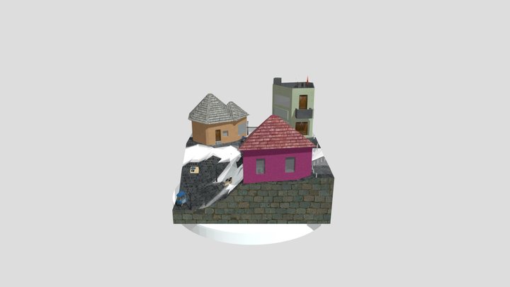 1DAE09_Bastiaensen_Xander_CityScene 3D Model