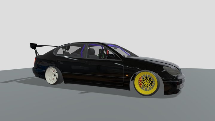 lexus gs 300 lowerd 3D Model