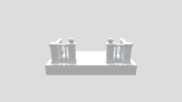 Балясины КОНУС 2026 14 шт 3D Model