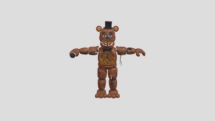 Withered Freddy(official model) 3D Model