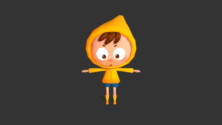 Hero 3D Model