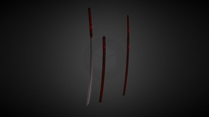 Hanzo's Katana 3D Model