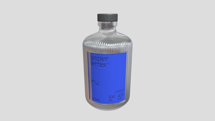 Liquore Artigianale - Artisanal Liqueur bottle 3D Model