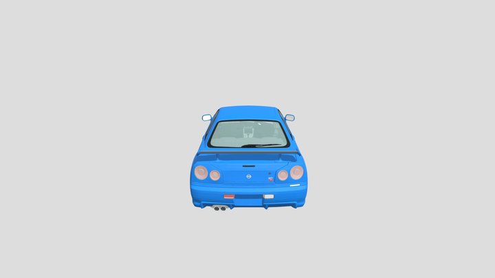 nissan-skyline-gtr-r34 3D Model