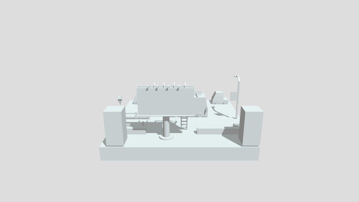 Low Poly Environment 3D Model