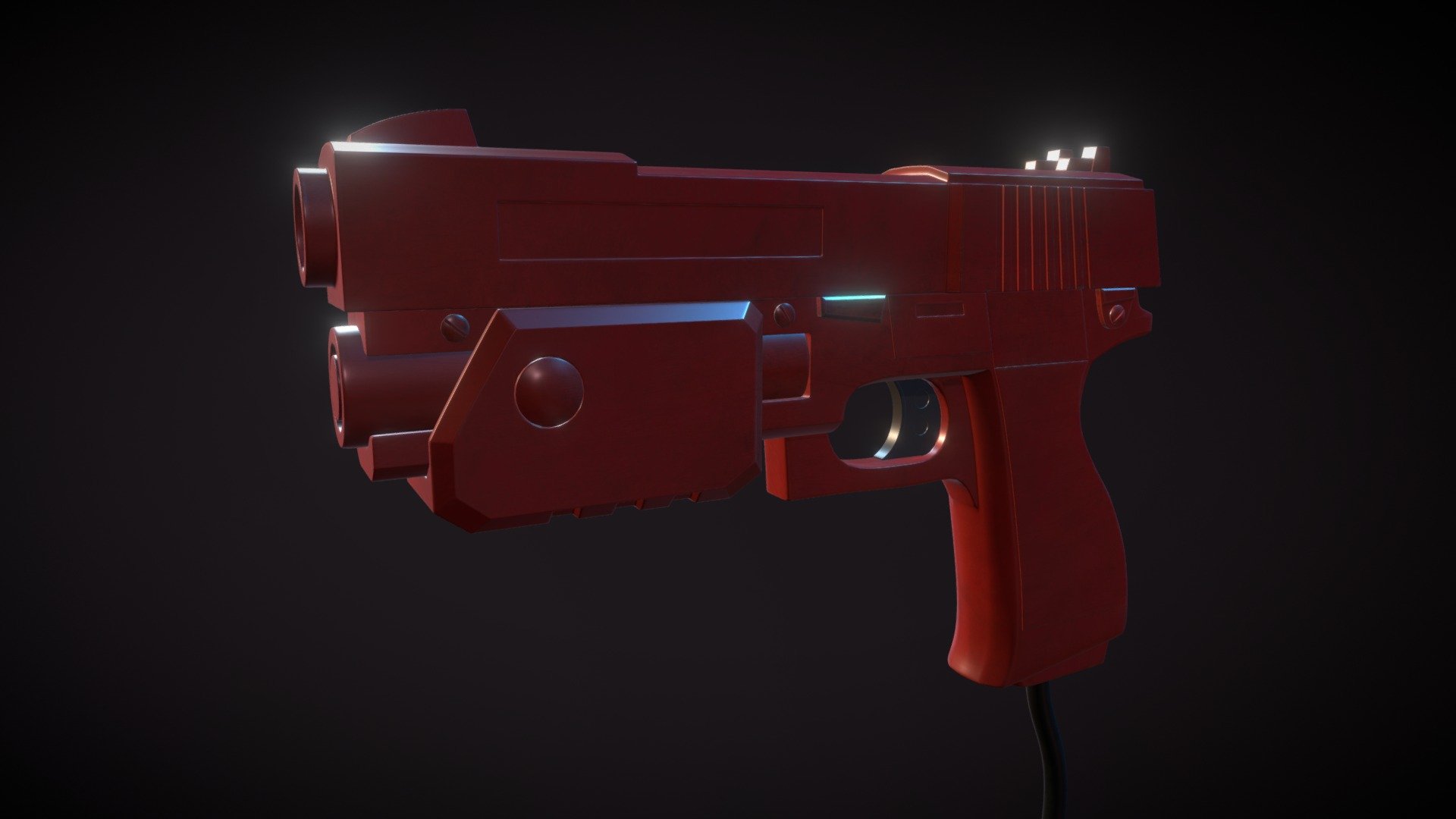 Arcade Gun - 3D Modeling