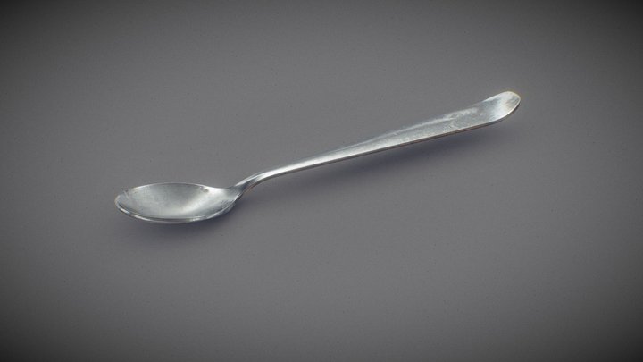 Tea spoon long 3D Model