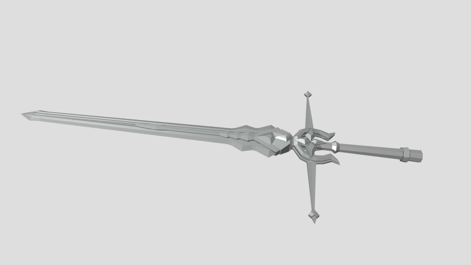 Genshin style sword - 3D model by Sofia (@sony00) [fcb0622] - Sketchfab