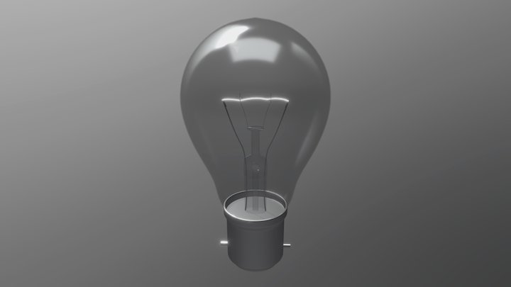 Light Bulb, Lance Base 3D Model