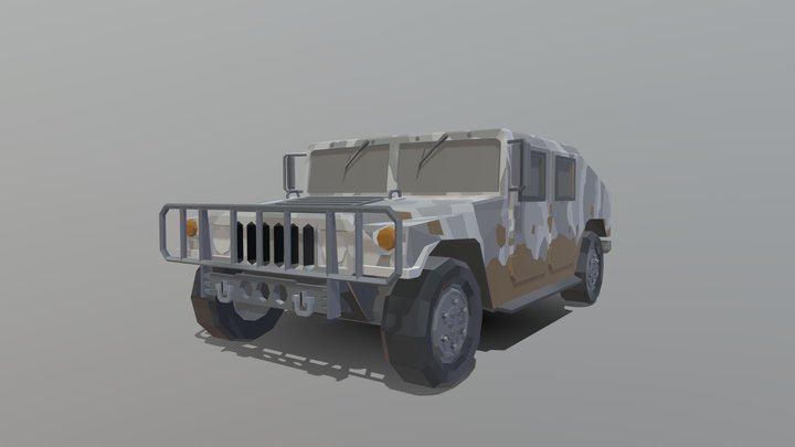 Humvee light (from synty) – Modello 3D gratuito STL