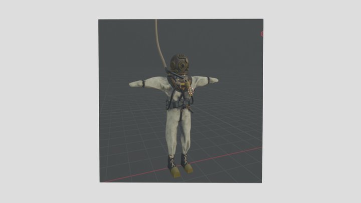 Helmet Diver (READ DESC) 3D Model
