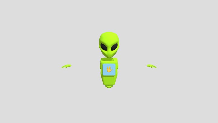 Alien Avatar 3D Model