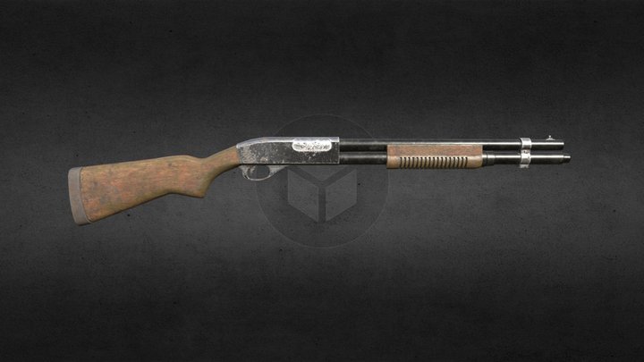 Shotgun 3D Model