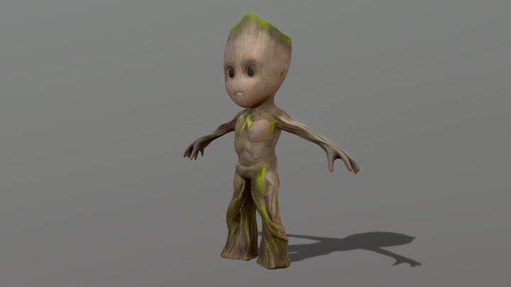 Baby Groot - Game Ready 3D Model