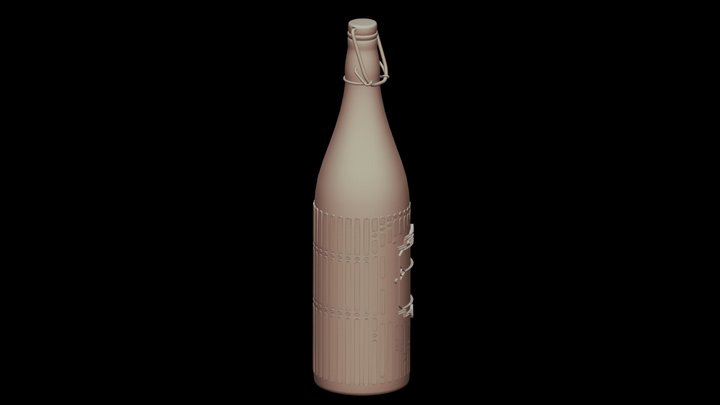 A uniquely crafted bottle tailored to the brand’ 3D Model