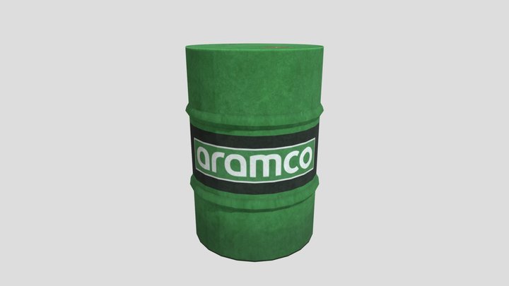Barrel 200L Aramco 3D Model