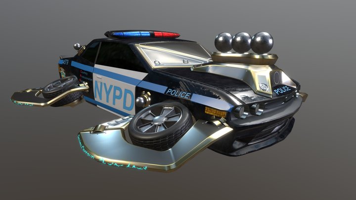 New-York Town - Cops 3D Model