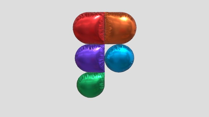 Figma Balloon 3D Model
