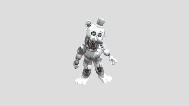 Weeez Fredbear Retex 3D Model