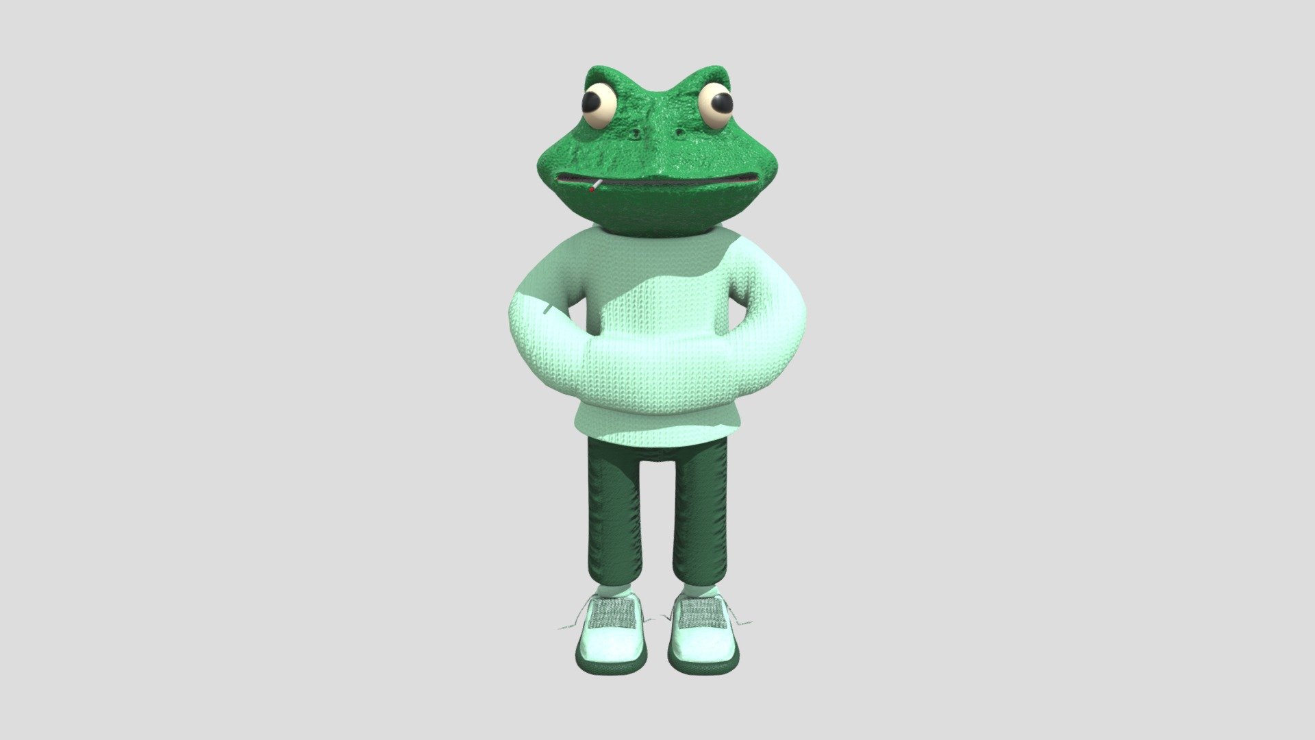 Frog Guy - 3D model by Riccardo Abate (@RiccardoAbate) [fcb8f55 ...