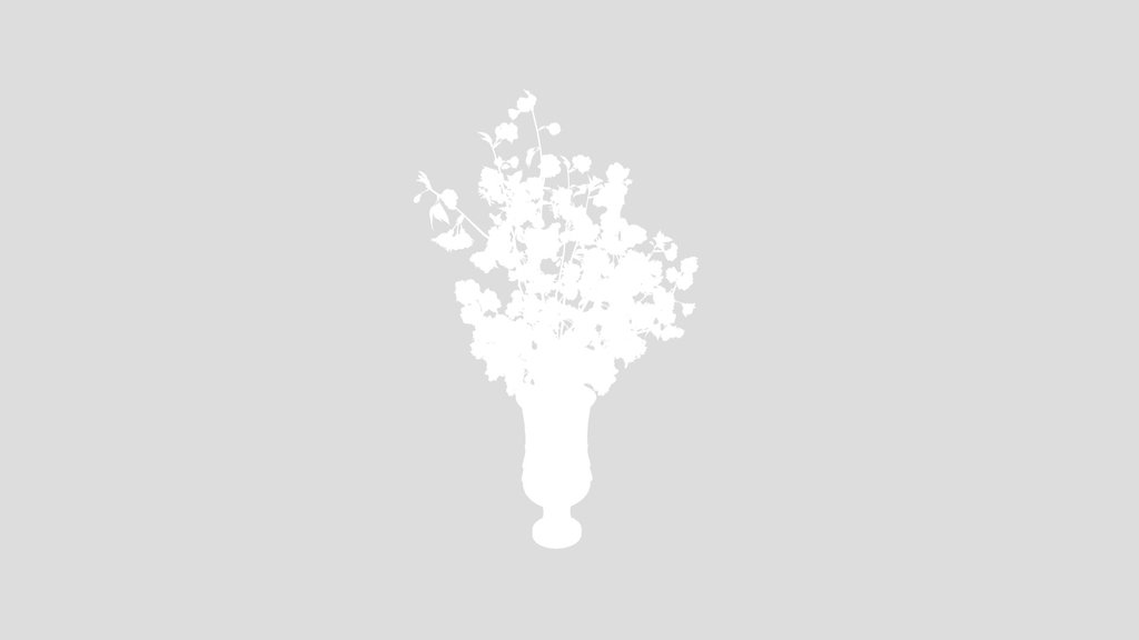 Pink Blossom Face Vase