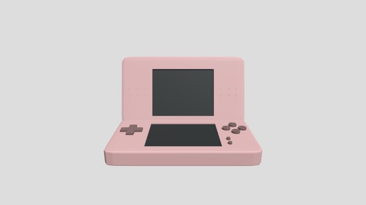 Low Poly DS lite 3D Model