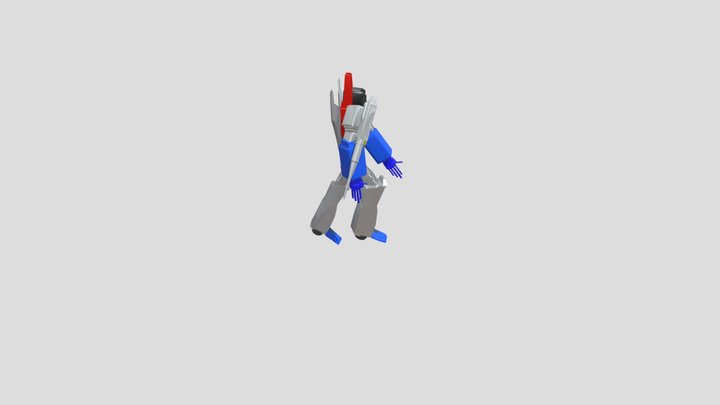 Transformers StarScream G1 3D Model