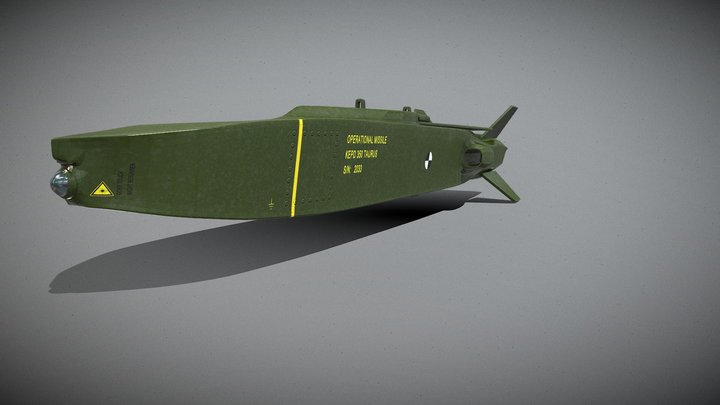 Taurus Cruise Missile KEPD 350 3D Model