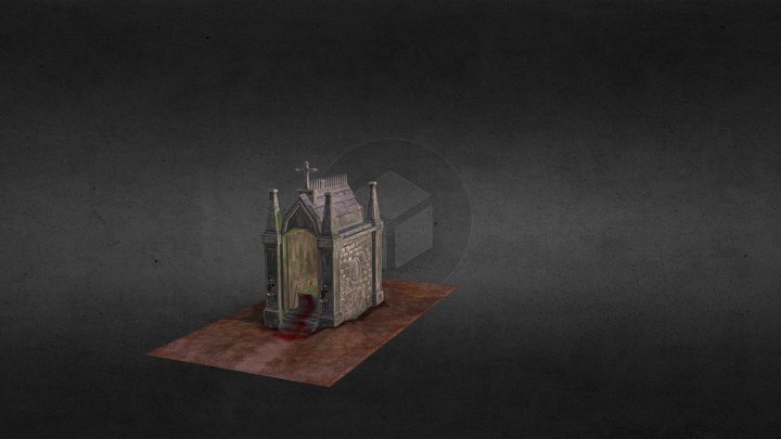 Gothic Mausoleum 3D Model