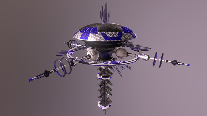 Sentry Array Megastructure 3D Model