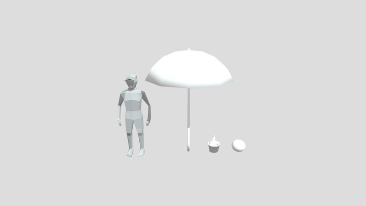1GD14E_Gergő_Domonics_3SimpleProps_Models 3D Model