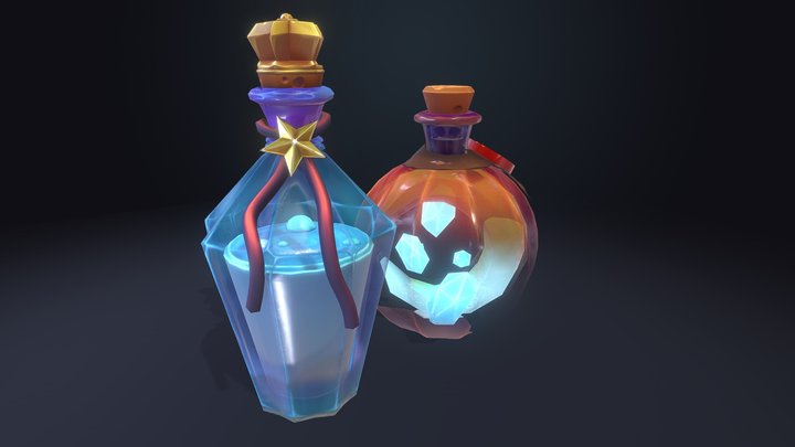 Potions of Eternity 3D Model
