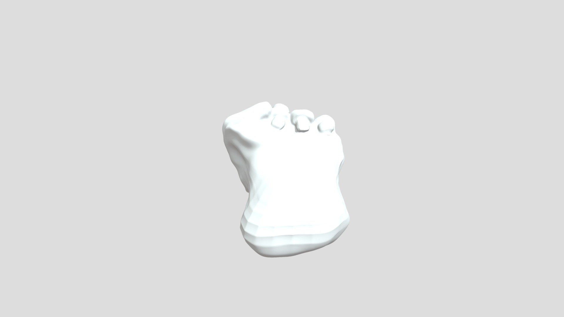 human fist made by me