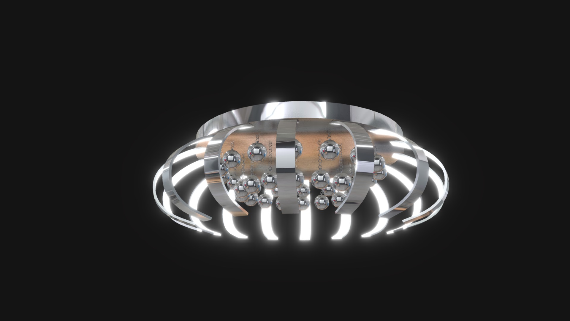 3D model HGPRL9255-16 - This is a 3D model of the HGPRL9255-16. The 3D model is about a silver and black bracelet.
