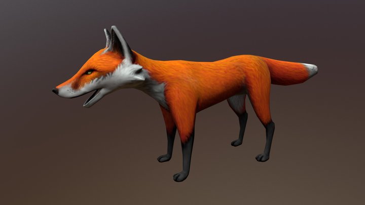 Fox 3D Model