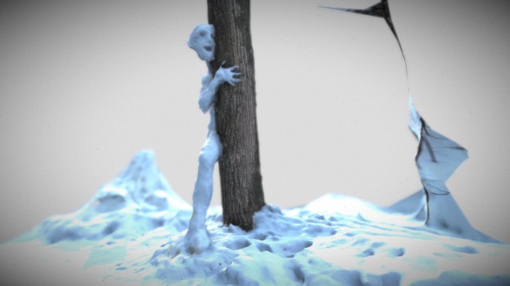Снеговик 1 3D Model