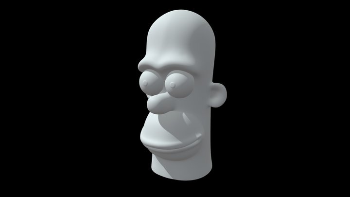 Homer Simpson 3D Model