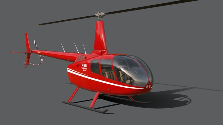 Robinson R66 3D Model