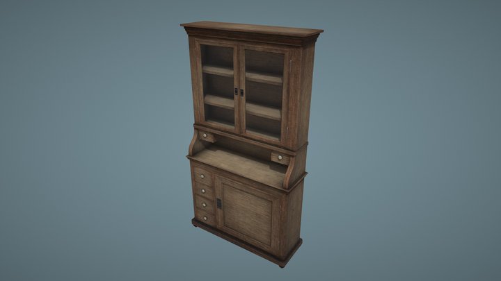 Cupboard | Game-ready | PBR | 4K 3D Model
