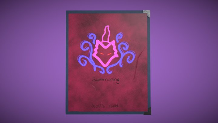 Jeoff's Book of Summoning 3D Model