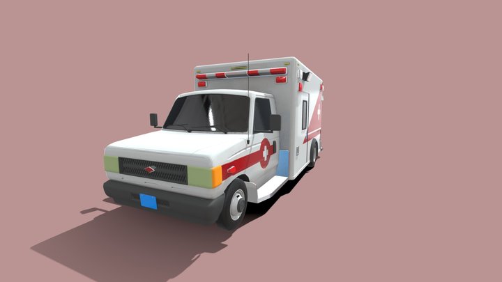2007 Baird C-Series Ambulance 3D Model